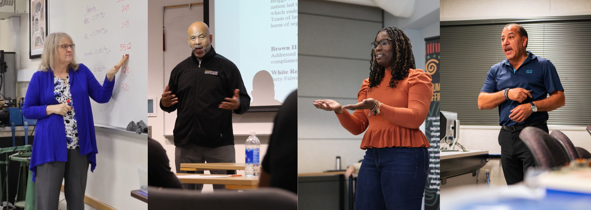 Professors and Students in Classrooms